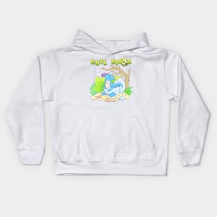 little cute dinosaur Kids Hoodie